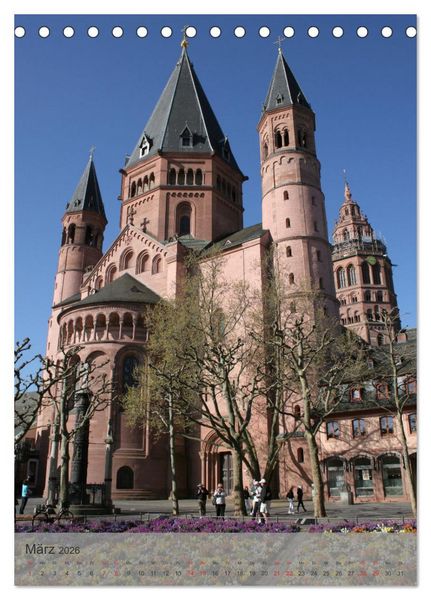 Produktbild: Liebenswertes Mainz (Tischkalender 2026 DIN A5 hoch), CALVENDO Monatskalender