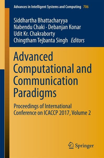 Produktbild: Advanced Computational and Communication Paradigms