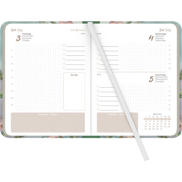 Daily Journal Hummingbird 2026 - Taschen-Kalender A6 - Kolibri - Day By Day - 352 Seiten - Notiz-Buch - Alpha Edition