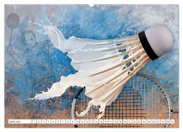 Produktbild: SPORT trifft SPLASH - normal war gestern (hochwertiger Premium Wandkalender 2026 DIN A2 quer), Kunstdruck in Hochglanz