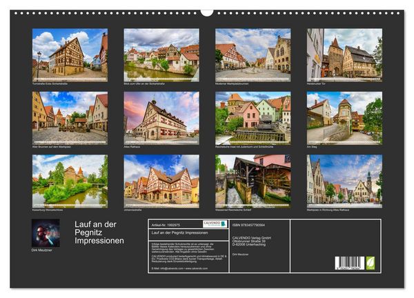 Produktbild: Lauf an der Pegnitz Impressionen (Wandkalender 2026 DIN A2 quer), CALVENDO Monatskalender