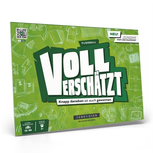 Produktbild: DENRKIESEN - VOLL VERSCH&Auml;TZT Fussball Edition - "Knapp daneben ist auch gewonnen."