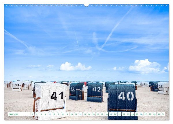 Produktbild: Schillig und Horumersiel - Im Wangerland unterwegs (Wandkalender 2026 DIN A2 quer), CALVENDO Monatskalender