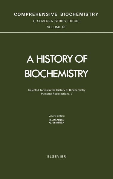 Produktbild: Selected Topics in the History of Biochemistry. Personal Recollections. V