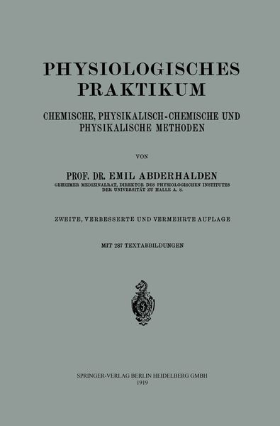 Produktbild: Physiologisches Praktikum