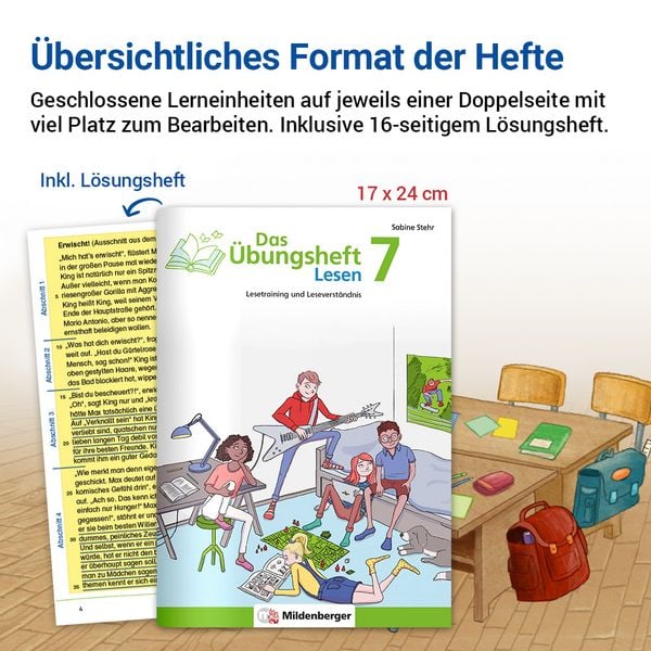 Produktbild: Das &Uuml;bungsheft Lesen 7