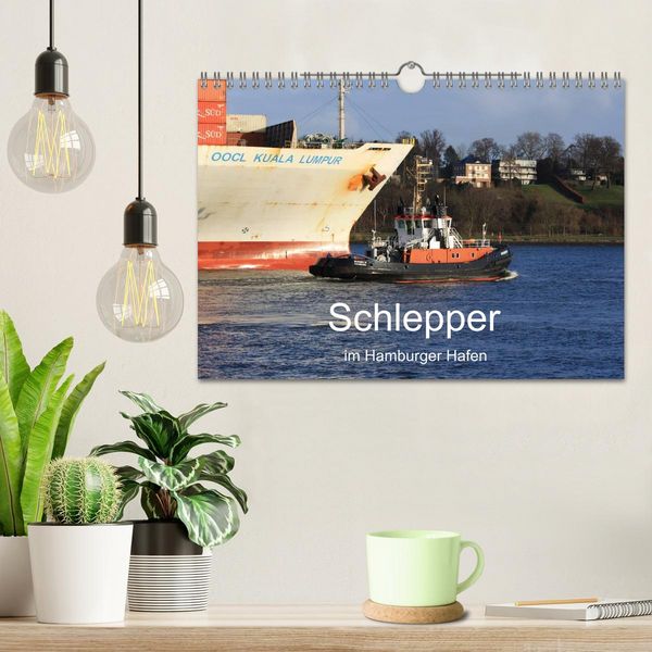 Produktbild: Schlepper im Hamburger Hafen (Wandkalender 2026 DIN A4 quer), CALVENDO Monatskalender