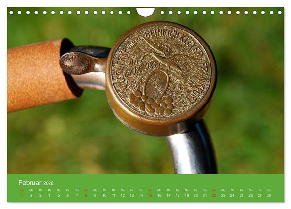 Produktbild: 1937 ADLER Fahrrad (Wandkalender 2026 DIN A4 quer), CALVENDO Monatskalender