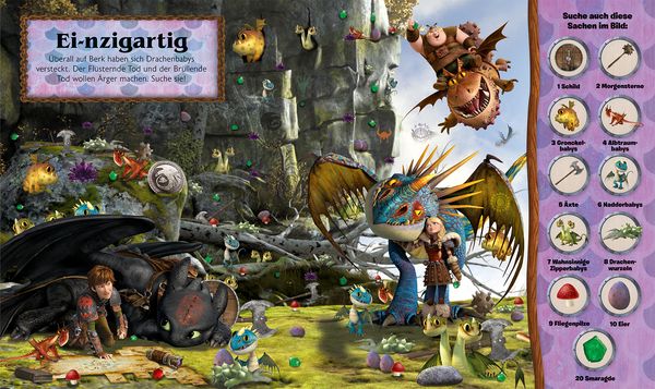 Produktbild: Dragons: 1001 Drachensachen zum Suchen und Entdecken