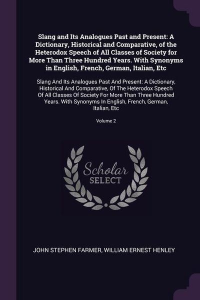 Produktbild: Slang & Its Analogues Past & P