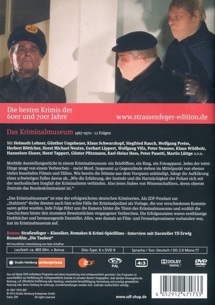 Produktbild: Stra&szlig;enfeger 23 - Das Kriminalmuseum 30-41 [6 DVDs]