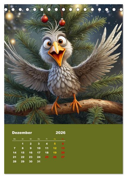 Produktbild: Diese schr&auml;gen V&ouml;gel (Tischkalender 2026 DIN A5 hoch), CALVENDO Monatskalender