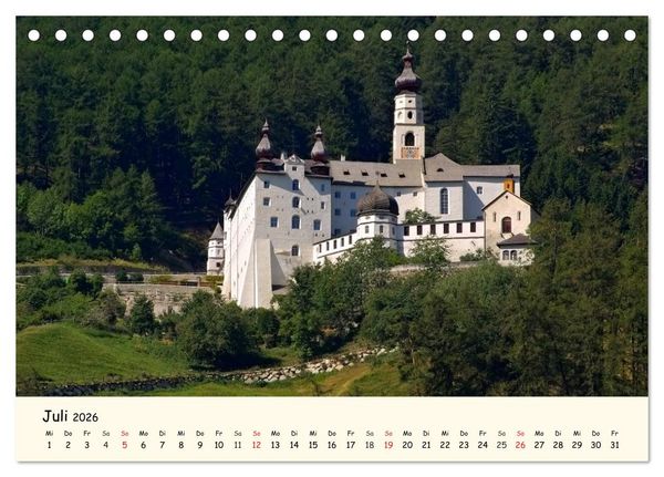Produktbild: Vinschgau - Die Sonnenseite S&uuml;dtirols (Tischkalender 2026 DIN A5 quer), CALVENDO Monatskalender