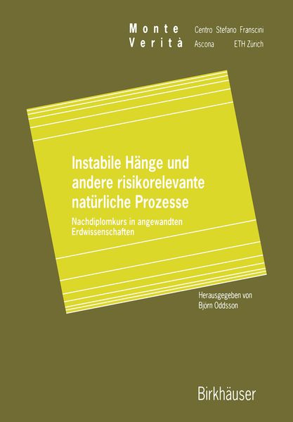 Produktbild: Instabile H&auml;nge und andere risikorelevante nat&uuml;rliche Prozesse