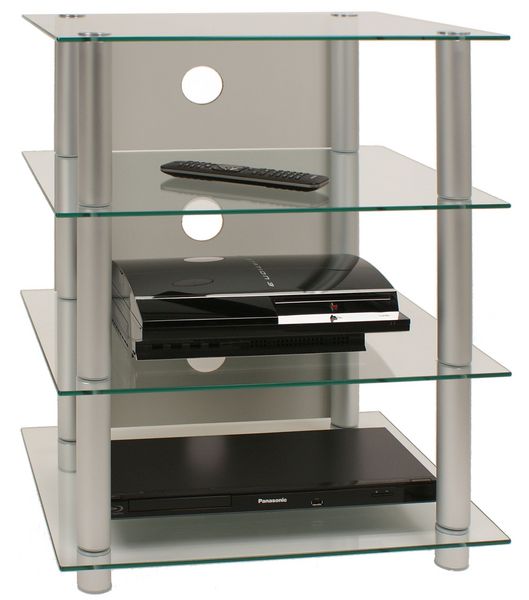 Produktbild: Hifi M&ouml;bel Rack Alu Glas Phono Mediaregal Blados