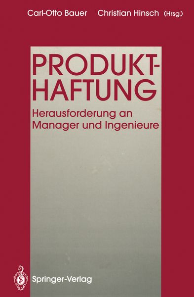 Produktbild: Produkthaftung