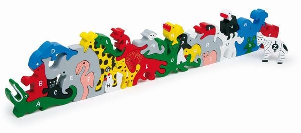 Produktbild: Buchstaben- und Zahlentiere (Kinderpuzzle)