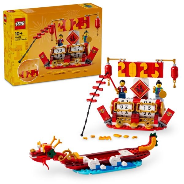 LEGO Feiertagskalender, Mondneujahrsgeschenk, Set für Kinder 40678