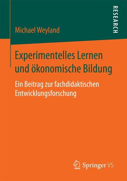 Produktbild: Experimentelles Lernen und &ouml;konomische Bildung