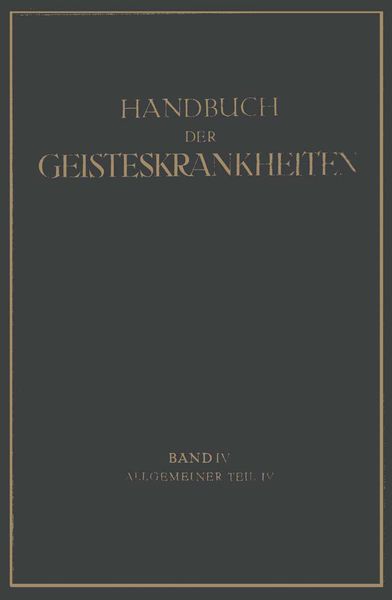 Produktbild: Handbuch der Geisteskrankheiten