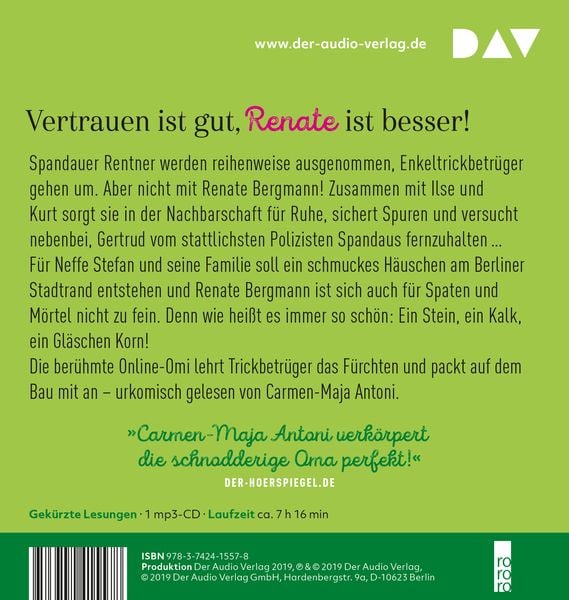 Produktbild: Ich habe gar keine Enkel/Das Dach muss vor dem Winter drauf
