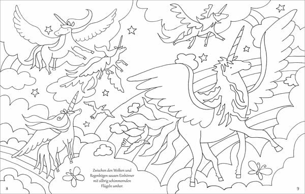 Produktbild: Mein Malbuch: Im Einhornland