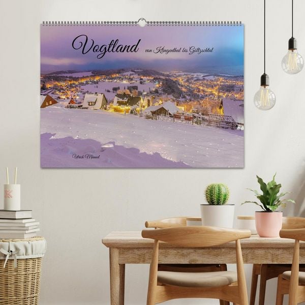 Produktbild: Vogtland - von Klingenthal bis G&ouml;ltzschtal (Wandkalender 2026 DIN A2 quer), CALVENDO Monatskalender
