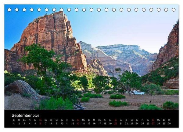 Produktbild: USA Landscapes (Tischkalender 2026 DIN A5 quer), CALVENDO Monatskalender
