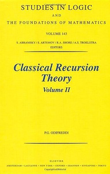 Produktbild: Odifreddi, P: Classical Recursion Theory, Volume II