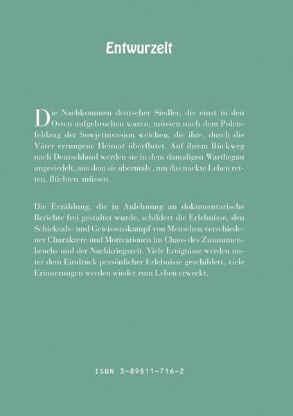 Produktbild: Entwurzelt