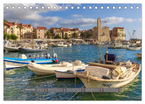 Produktbild: Vis Kroatien - Romantische Insel der Adria (Tischkalender 2026 DIN A5 quer), CALVENDO Monatskalender