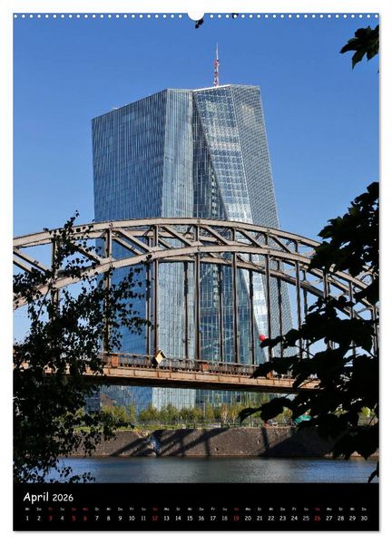 Produktbild: Frankfurt Highlights (hochwertiger Premium Wandkalender 2026 DIN A2 hoch), Kunstdruck in Hochglanz