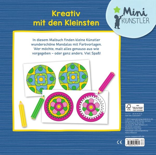 Produktbild: Mein kunterbuntes Mandala-Malbuch