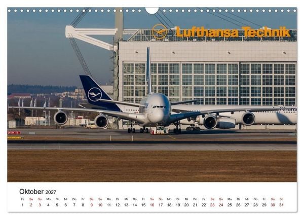 Produktbild: Airbus A380 - K&ouml;nig der L&uuml;fte (Wandkalender 2027 DIN A3 quer), CALVENDO Monatskalender