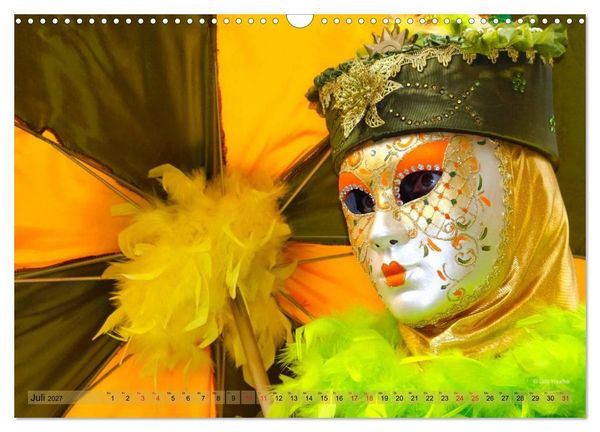 Produktbild: Magie der Masken (Wandkalender 2027 DIN A3 quer), CALVENDO Monatskalender