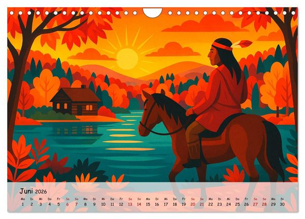 Produktbild: Nordamerika von Alaska bis Texas - Wild, Weit und Wundersch&ouml;n (Wandkalender 2026 DIN A4 quer), CALVENDO Monatskalender