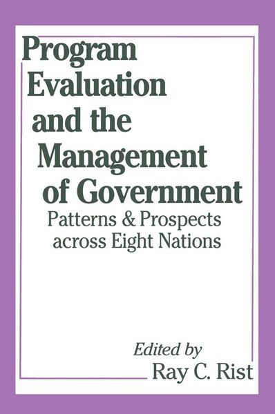 Produktbild: Program Evaluation and the Management of Government