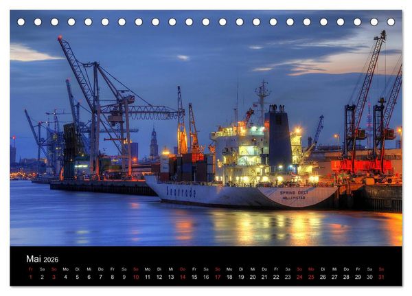 Produktbild: Hamburg (Tischkalender 2026 DIN A5 quer), CALVENDO Monatskalender