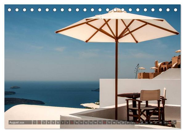Produktbild: Griechische Momente (Tischkalender 2026 DIN A5 quer), CALVENDO Monatskalender