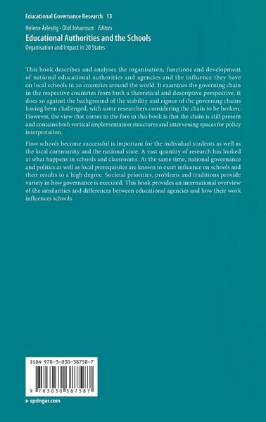 Produktbild: Educational Authorities and the Schools