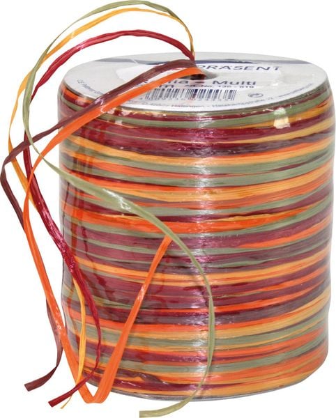Produktbild: Raffia orange, olivegr&uuml;n, bordeaux 50m