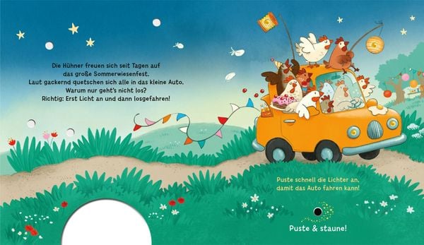 Produktbild: Mein Puste-Licht-Buch: Licht an &ndash; losgefahren!