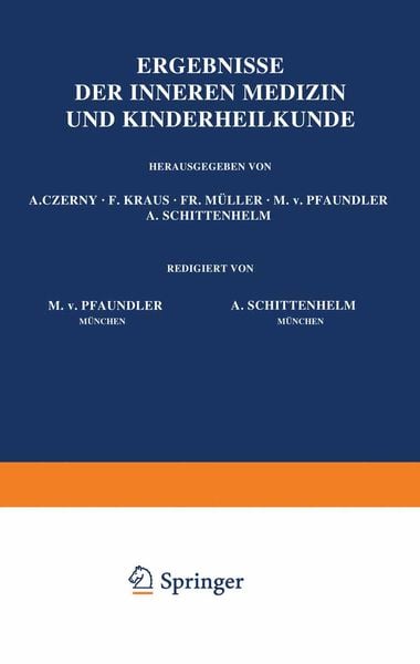Produktbild: Ergebnisse der Inneren Medizin und Kinderheilkunde