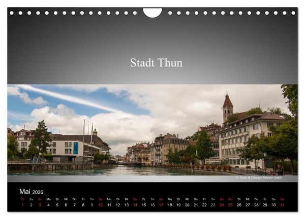 Produktbild: Panorama Schweiz (Wandkalender 2026 DIN A4 quer), CALVENDO Monatskalender