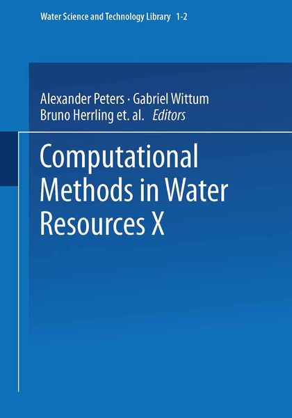 Produktbild: Computational Methods in Water Resources X