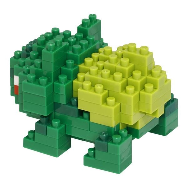 Produktbild: Pokemon Bulbasaur Bulbizarre Bisasam // Mini series NANOBLOCK, Mini-Bausatz, 3D-