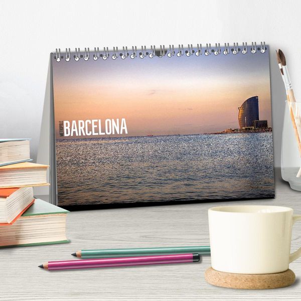 Produktbild: Metropole Barcelona (Tischkalender 2026 DIN A5 quer), CALVENDO Monatskalender