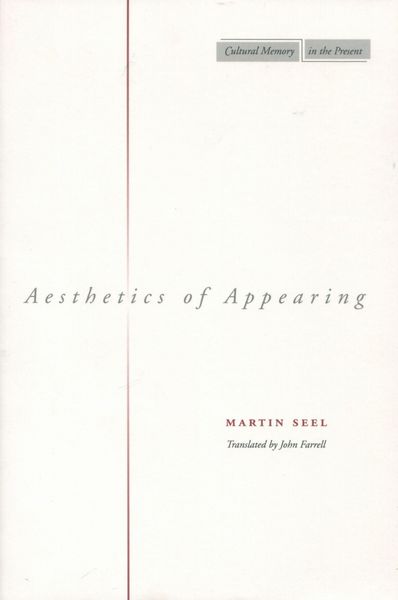 Produktbild: Aesthetics of Appearing