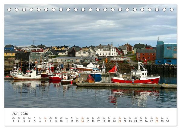 Produktbild: Nordnorwegen im Licht (Tischkalender 2026 DIN A5 quer), CALVENDO Monatskalender