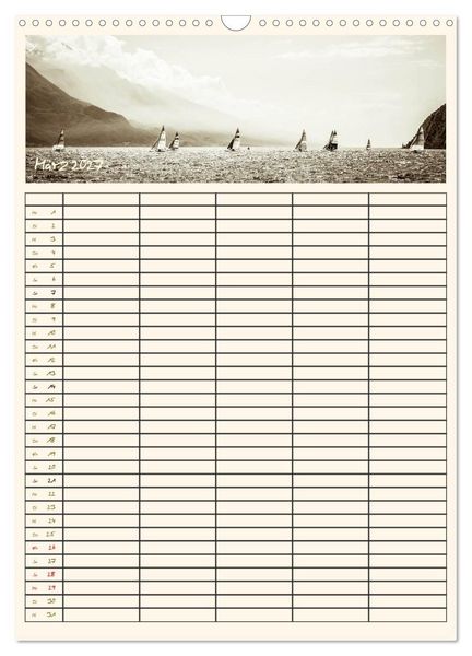 Produktbild: Der Gardasee im Norden - Familienplaner 2027 (Wandkalender 2027 DIN A3 hoch), CALVENDO Monatskalender
